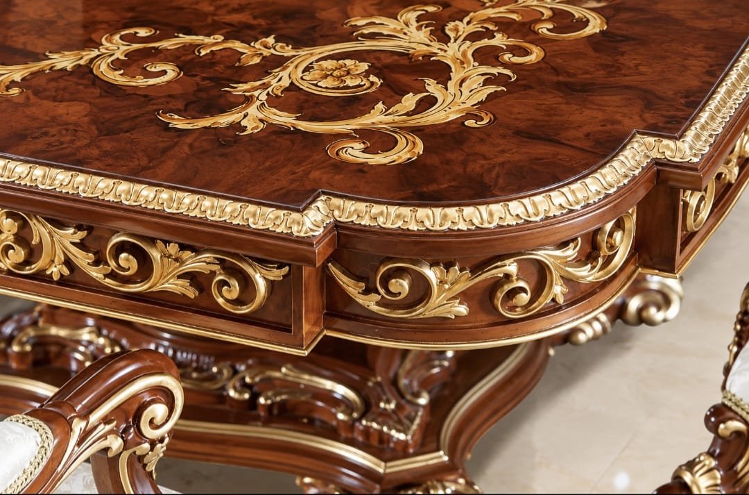 Amazing Premium Sheesham Dining Table Set Luxury 8-Seater - Image 2