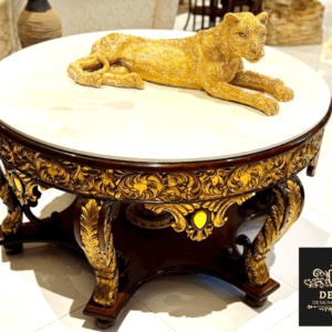 Solid Wood Coffee Table for Living Room CT001 Handcrafted Modern Design