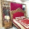 Signature Wooden Bed Elegant Handcrafted WB08